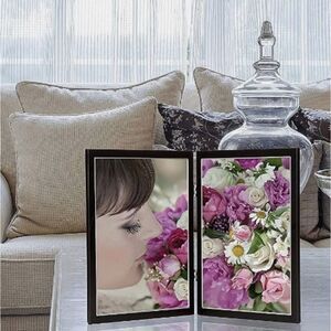 Kenneth Cole New York 8X10 Hinged Double Standing/Hanging Photo Frame